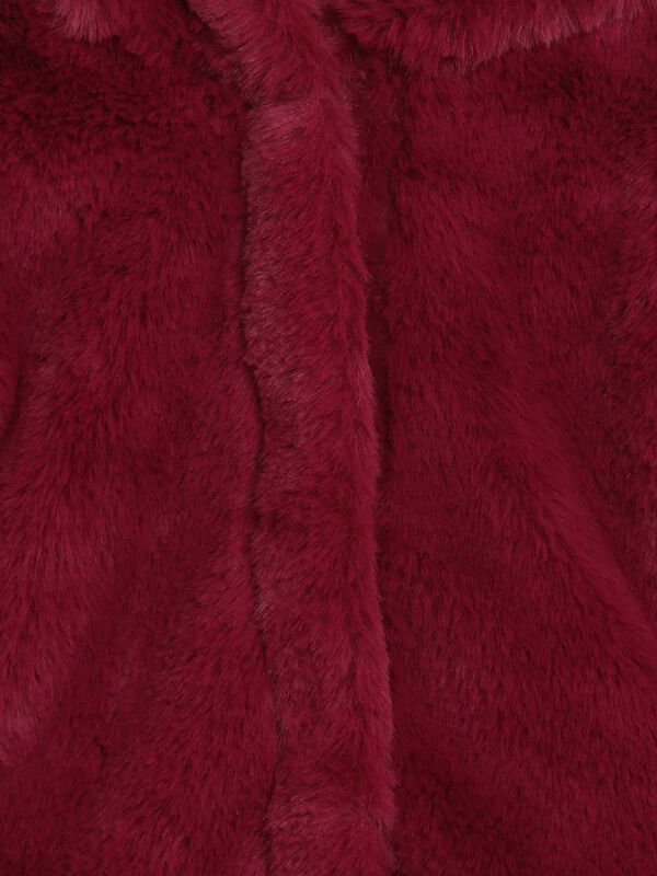 Hooded Faux Fur Cardigan image number 2